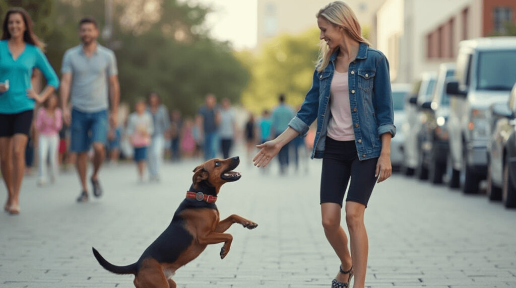 How do I stop my dog from jumping on people?