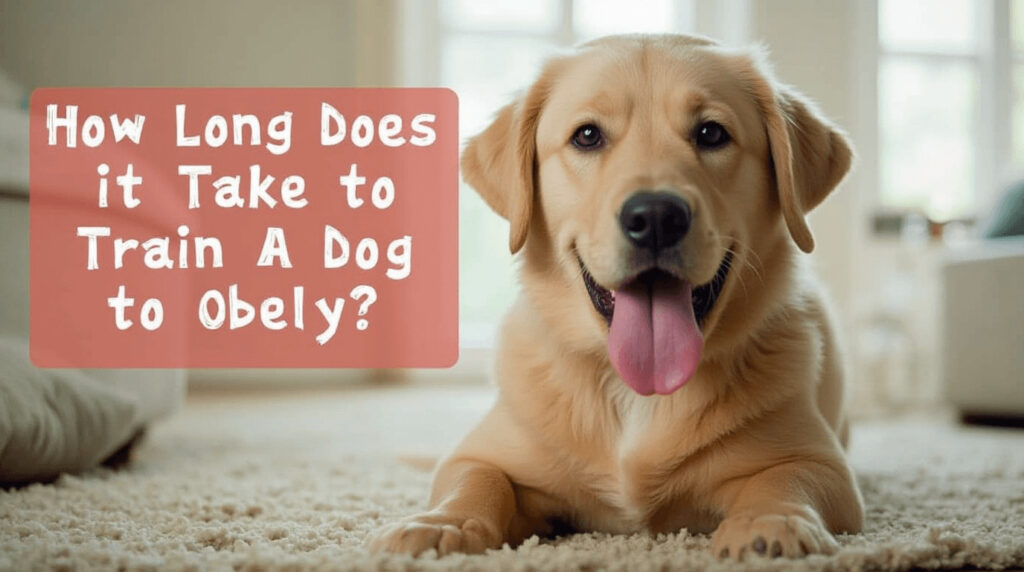 How long does it take to train a dog to obey?