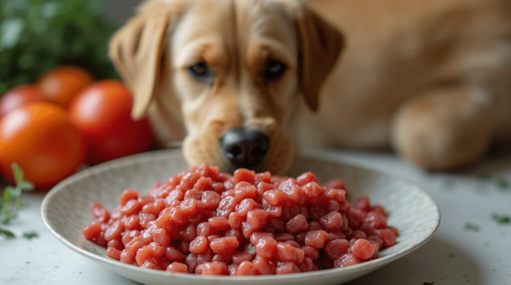 Is raw dog food made from uncooked, natural ingredients and believed to provide a more natural diet?